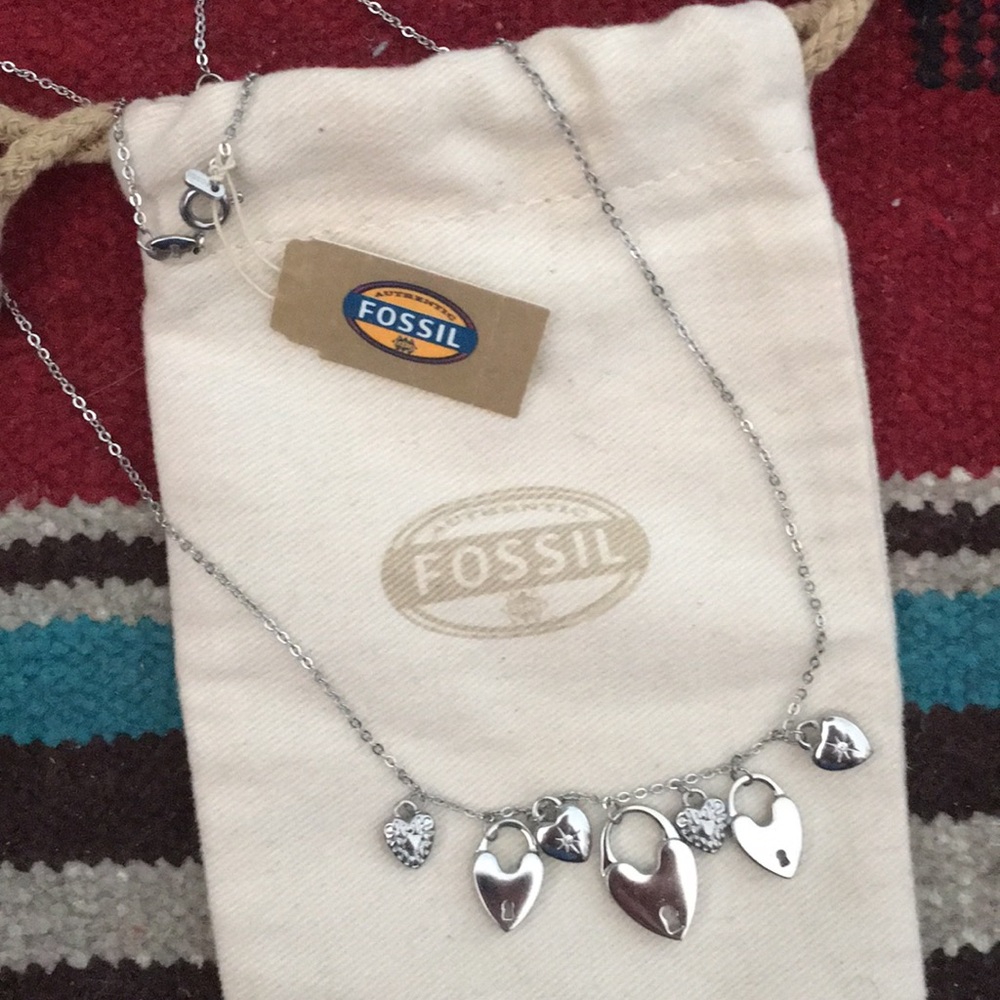NWT Fossil Stainless Steel Necklace